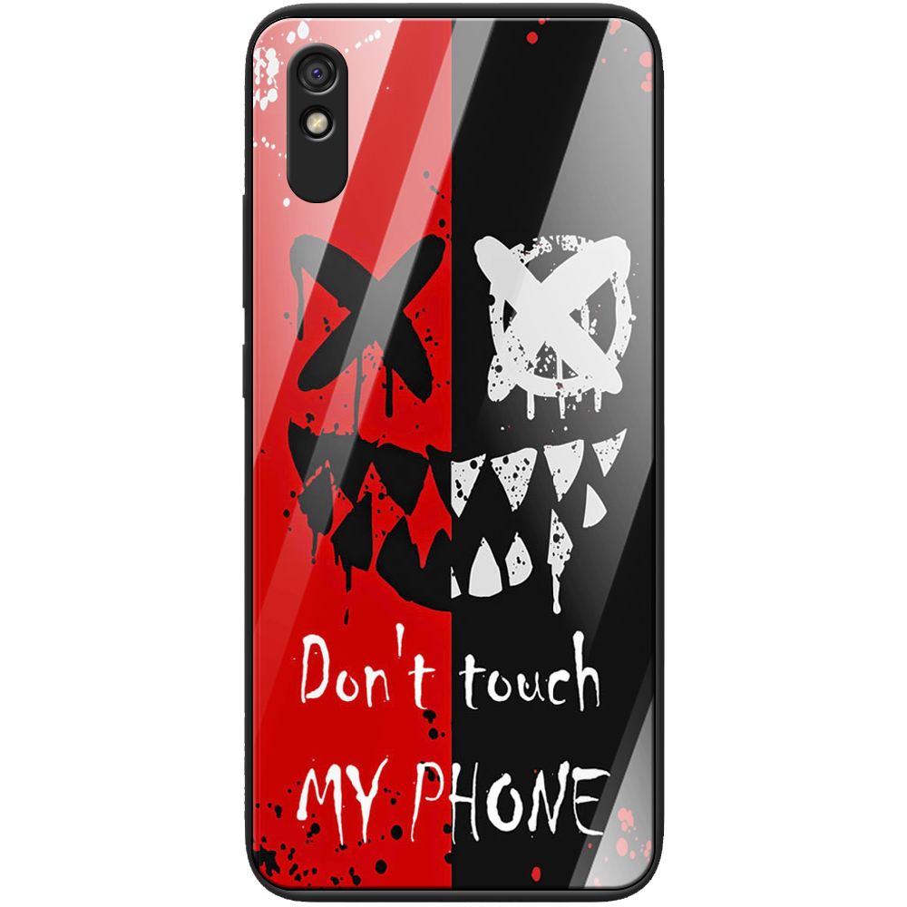 Чохол BoxFace Xiaomi Redmi 9A Bad Smile Чорний силікон зі склом (40304-up2468-41116)