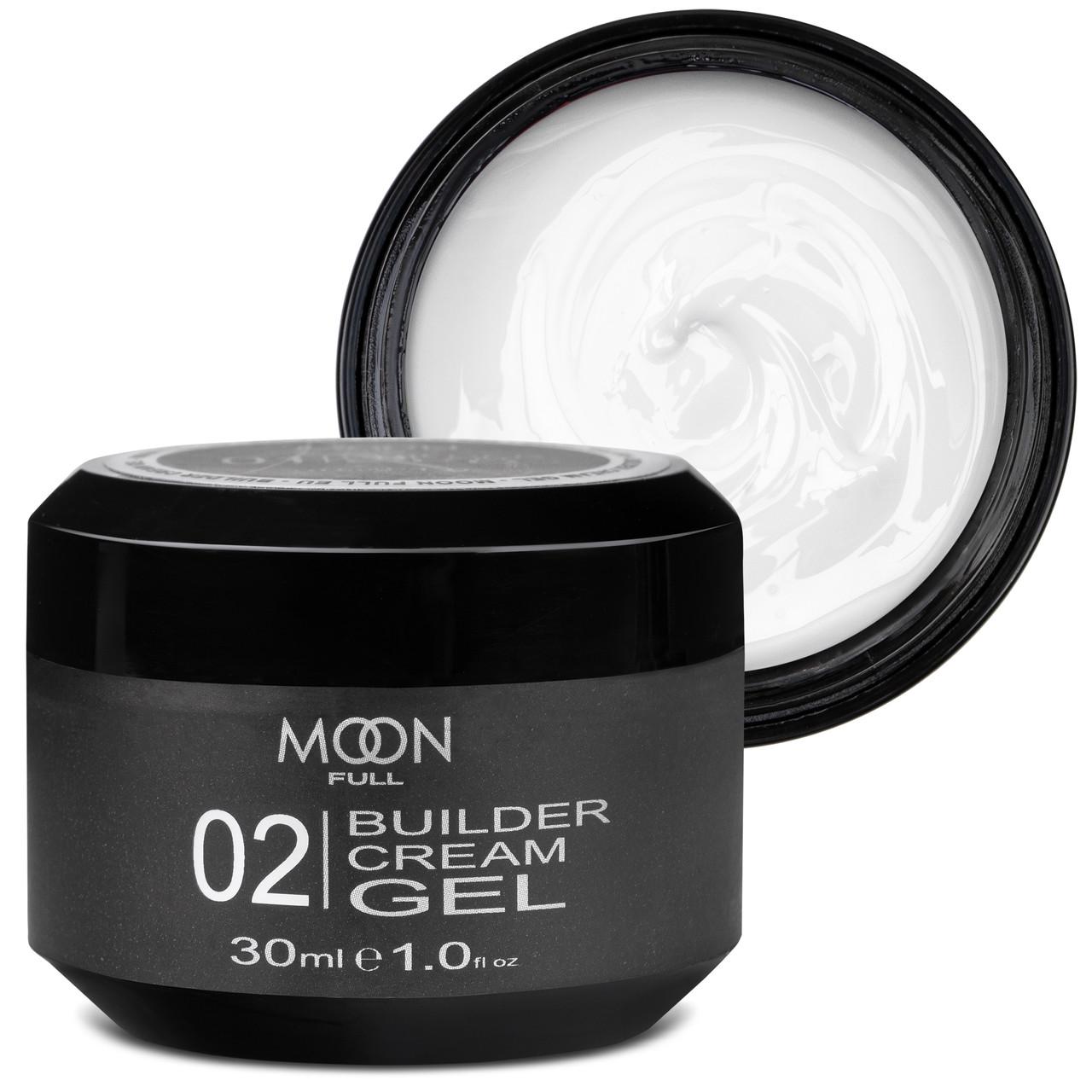 Модельуючий гель Moon Full Builder Gel 30 мл №02 Білий (1799502463)