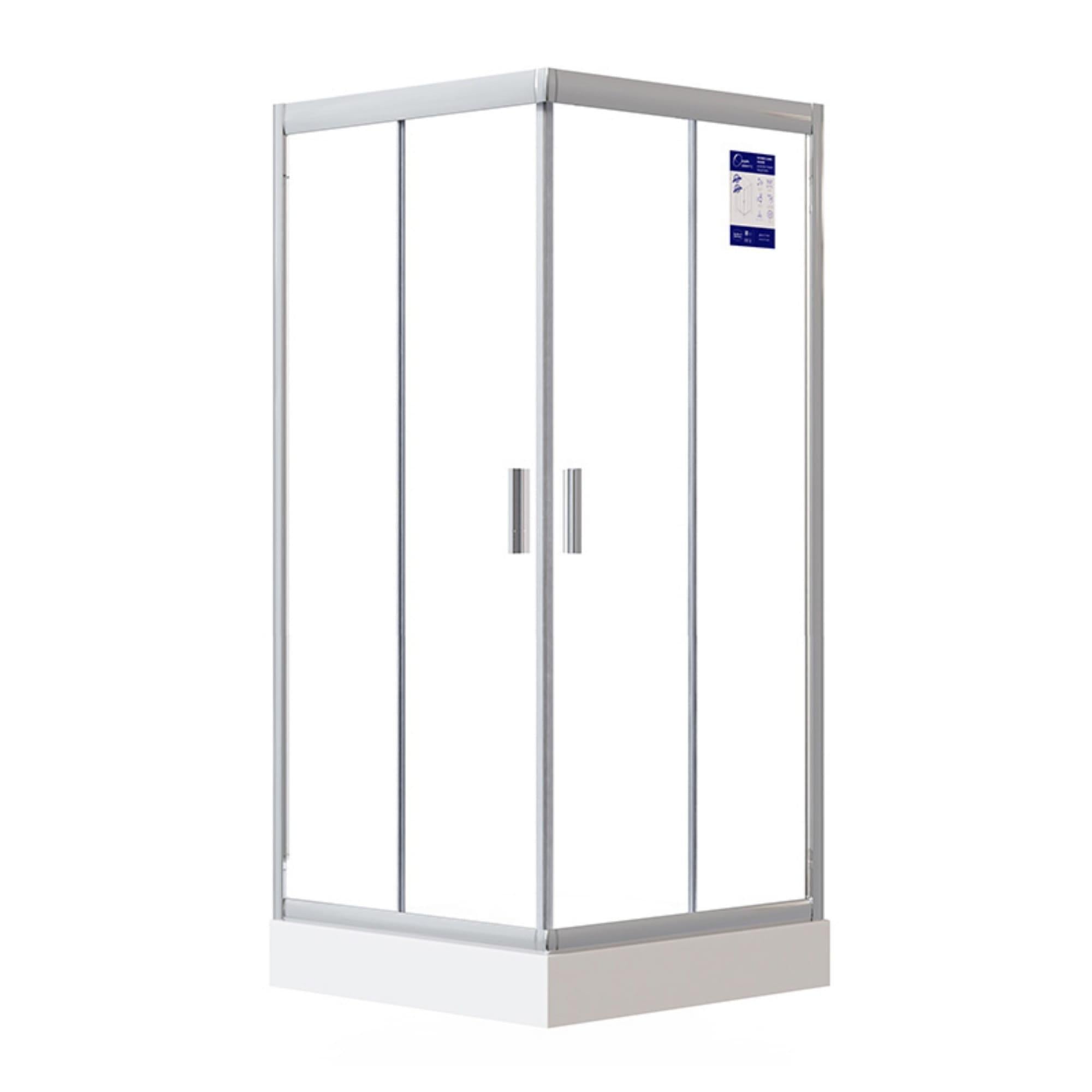 Душевая кабина Britc Orion 198,5x80x80 см стекло 6 мм с поддоном Сатин (TU-24875)