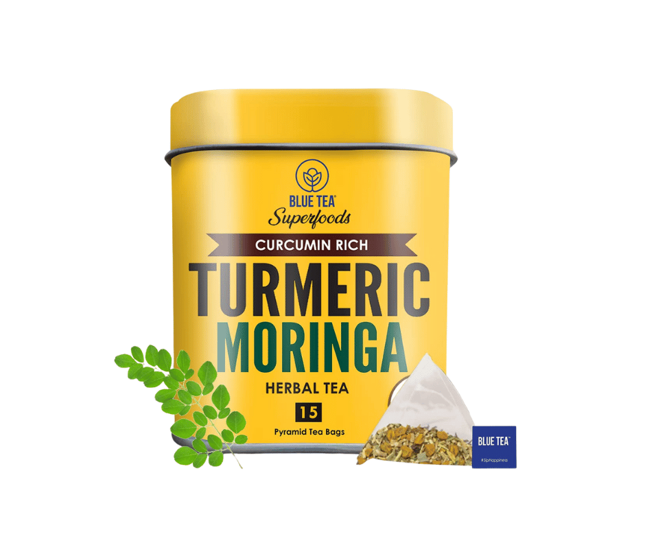 Чай Blue Tea Куркума моринга 15 пирамидок