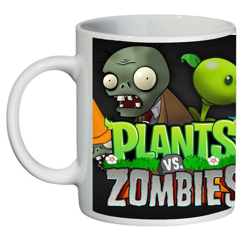Чашка с принтом Растения против зомби 002 (2404220298)