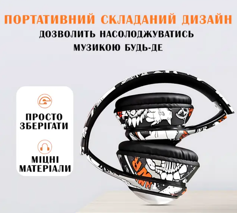 Навушники AKZ-37 LED Помаранчевий (45066-AKZ-37)_379) - фото 2 Навушники AKZ-37 LED Помаранчевий (45066-AKZ-37)_379) - фото 2