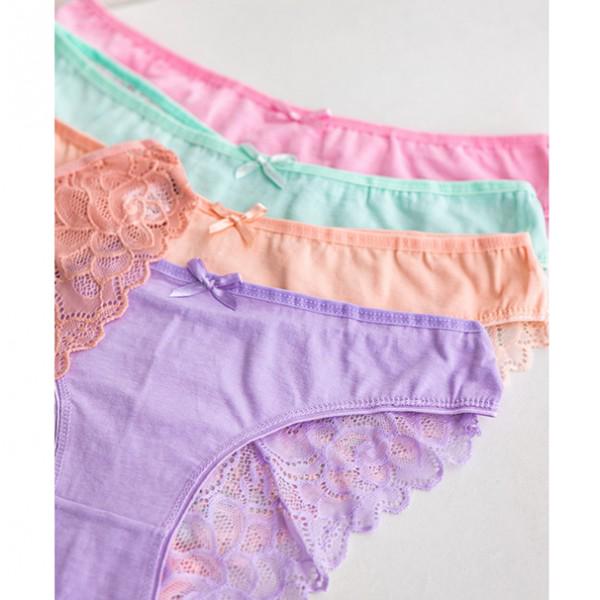 Женские трусики Nicoletta бразилиана M 5 шт. Разноцветный (7164) - фото 2 Женские трусики Nicoletta бразилиана M 5 шт. Разноцветный (7164) - фото 2