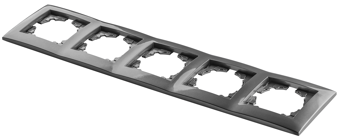 Рамка пятиместная MARSHEL IDEAL FI-5 Graffite