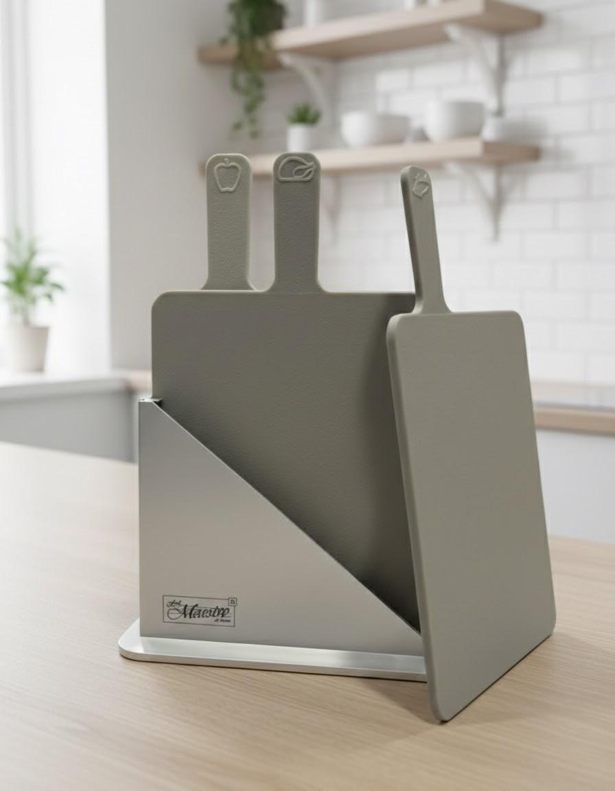 Набір дошок Maestro на підставці з органайзером 3 шт. Сірий (31549105)