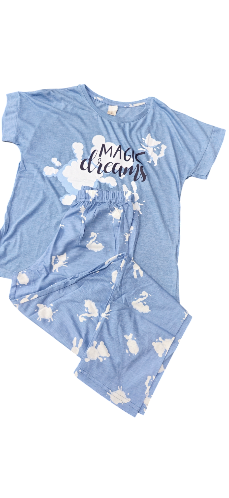 Пижама женская L Голубой (700723)