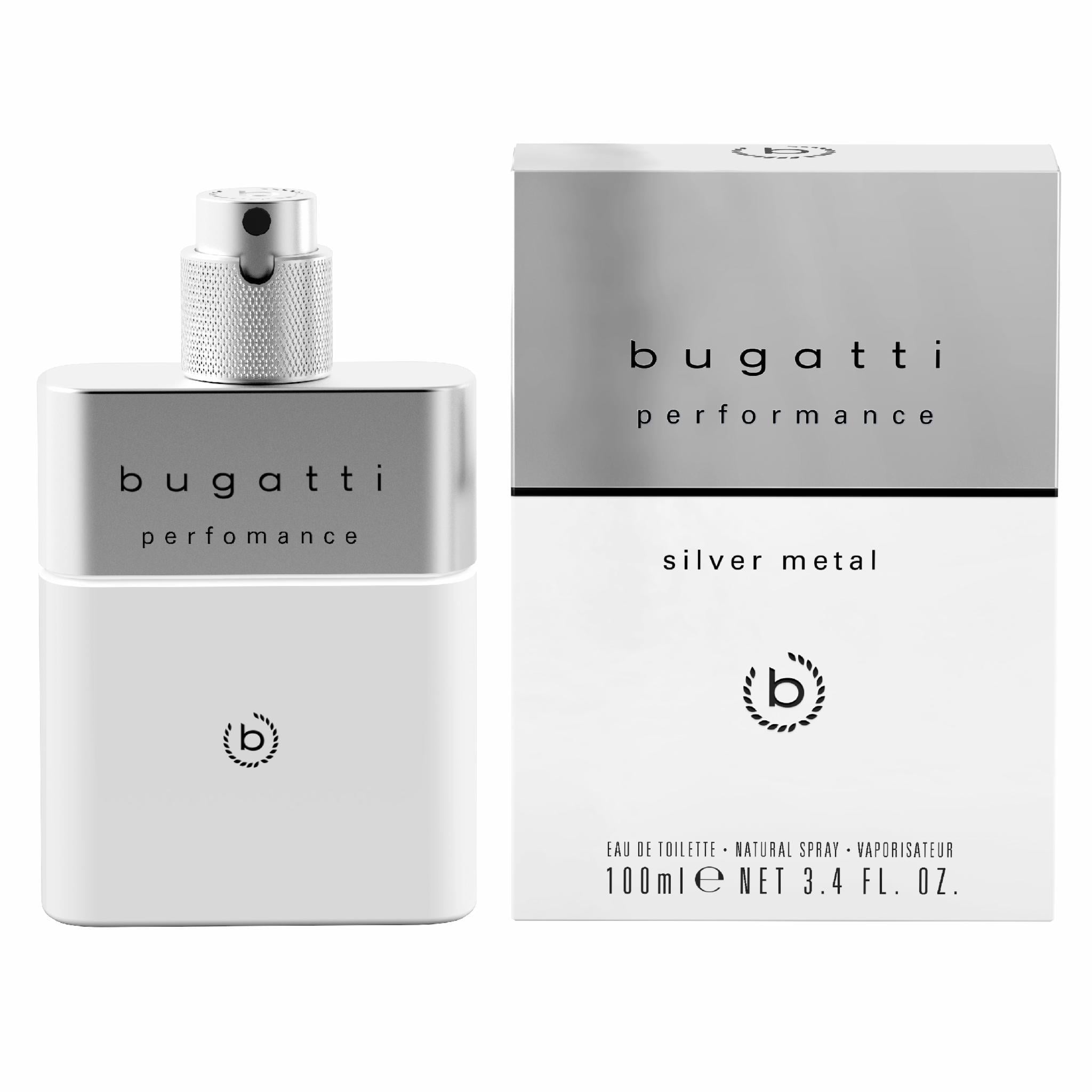 Вода туалетна для чоловіків Bugatti Perfomance Silver 100 мл (41315)