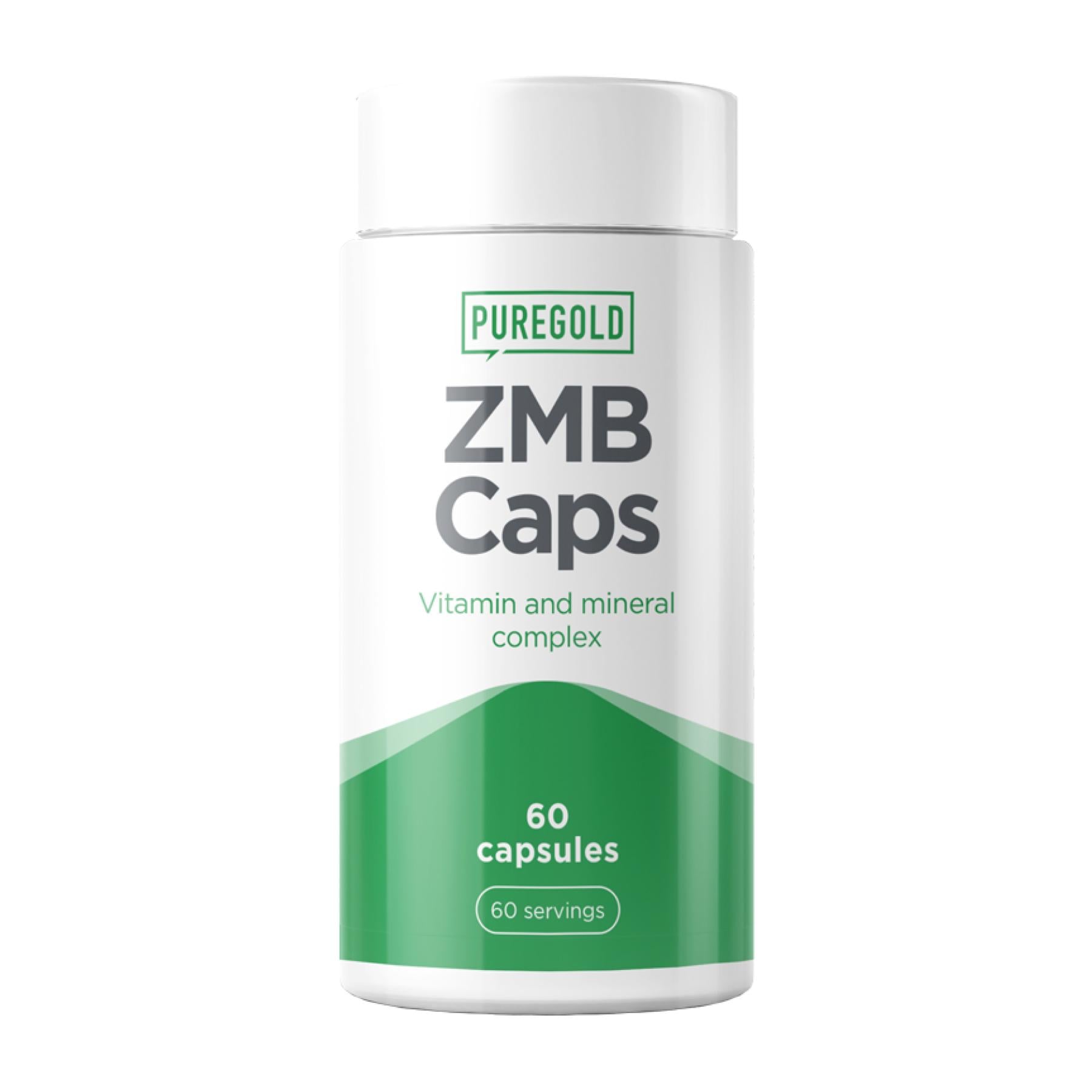 Витамины цинк и магний B6 Pure Gold ZMB 60 капс.