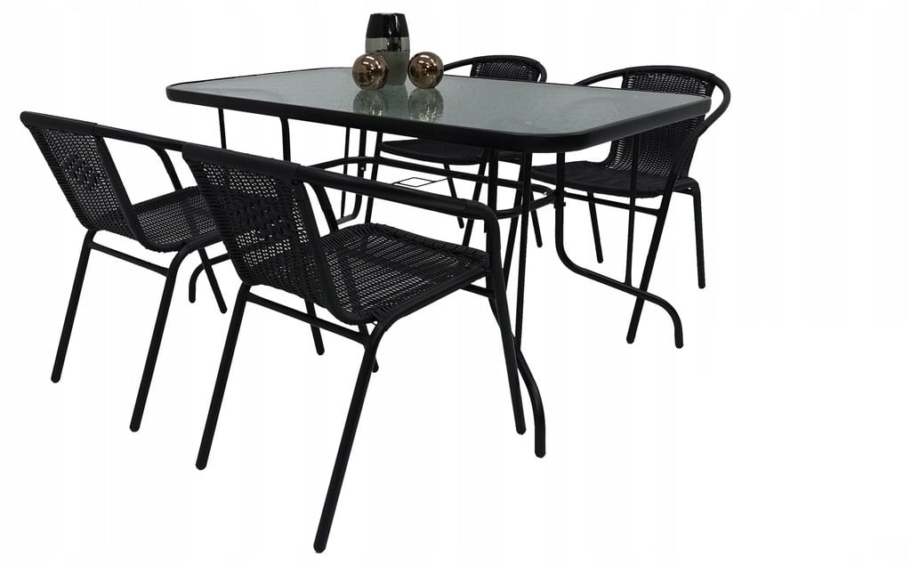 Комплект садовой мебели Kontrast Garden Bistro Black-4 (1892234)