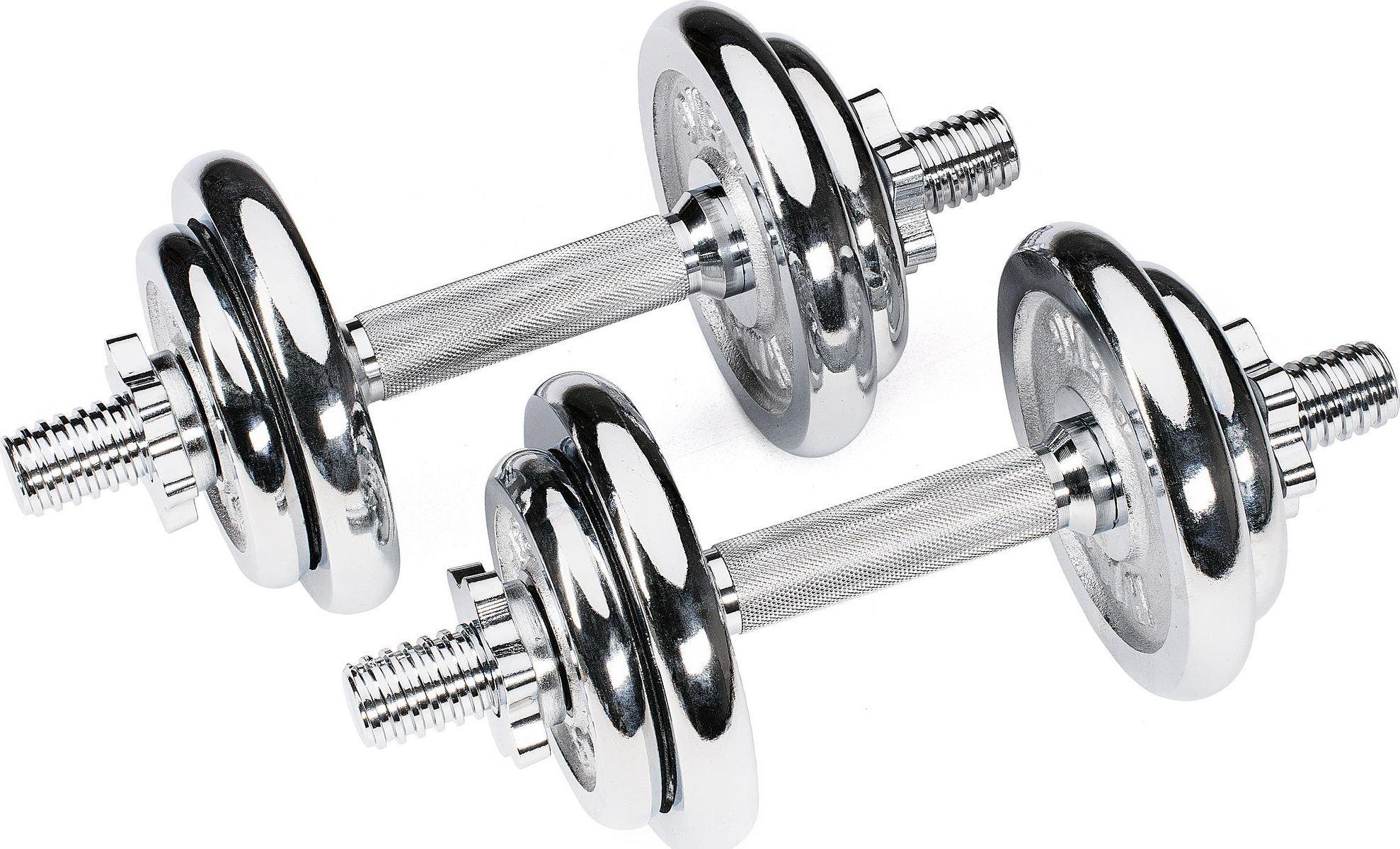 Гантелі HMS STC15 хром 2х7,5 кг (393097) - фото 1 Гантелі HMS STC15 хром 2х7,5 кг (393097) - фото 1