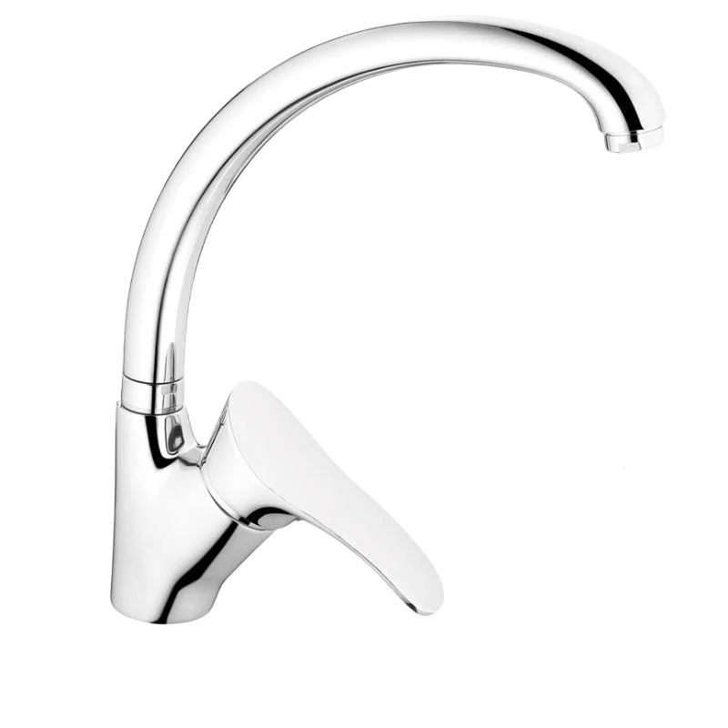 Смеситель для кухни Aqua-World EMILIA на борт раковины Хром (СМ40Э.46)