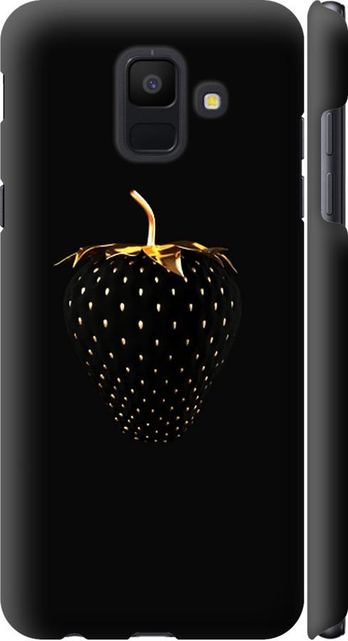 Чехол на Samsung Galaxy A6 2018 Черная клубника (3585m-1480-42517)