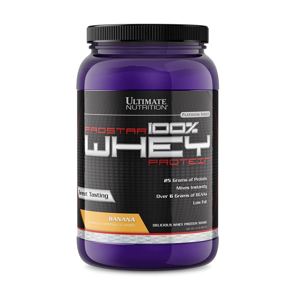 Сывороточный протеин Ultimate Prostar 100% Whey Protein 907 г Банан (UN-9080)