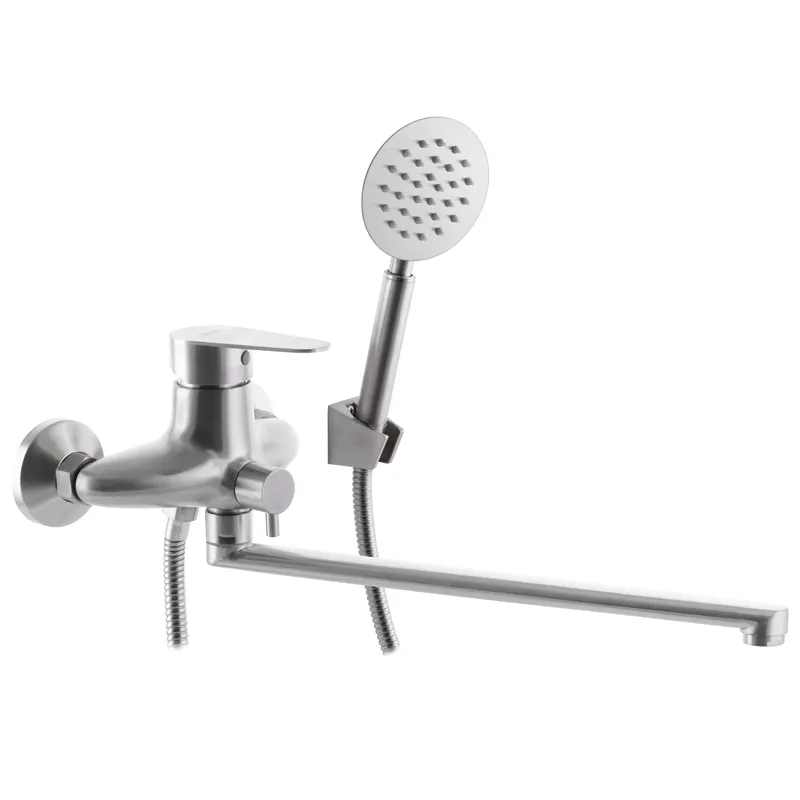 Змішувач для ванни Zerix ASA-006 Euro з нержавіючої сталі SUS304 (ZX3159)