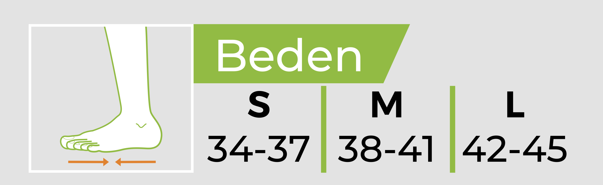 Корсет шина для великого пальця ноги денна HV32 вальгусний S - фото 3