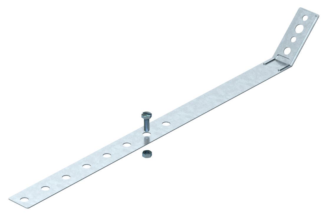 Хомут на водоспуск OBO bettermann 60-130 мм горячеоцинкованная сталь для желоба (5350867)