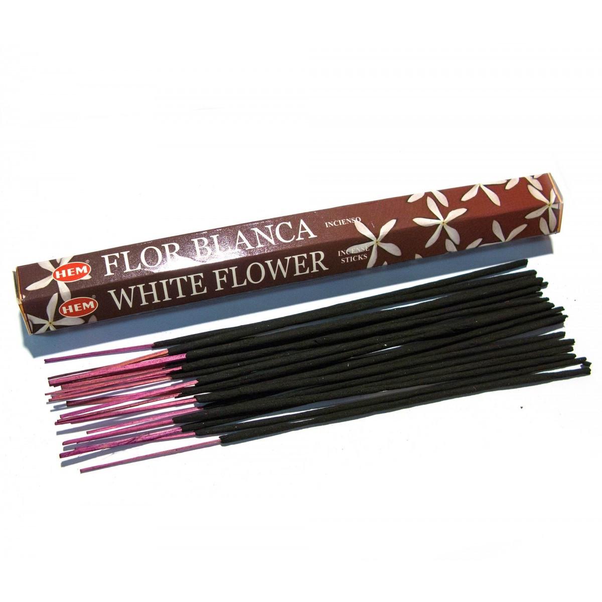 Пахощі Hem Біла Квітка шестикутник 20 шт. (14-28166K)