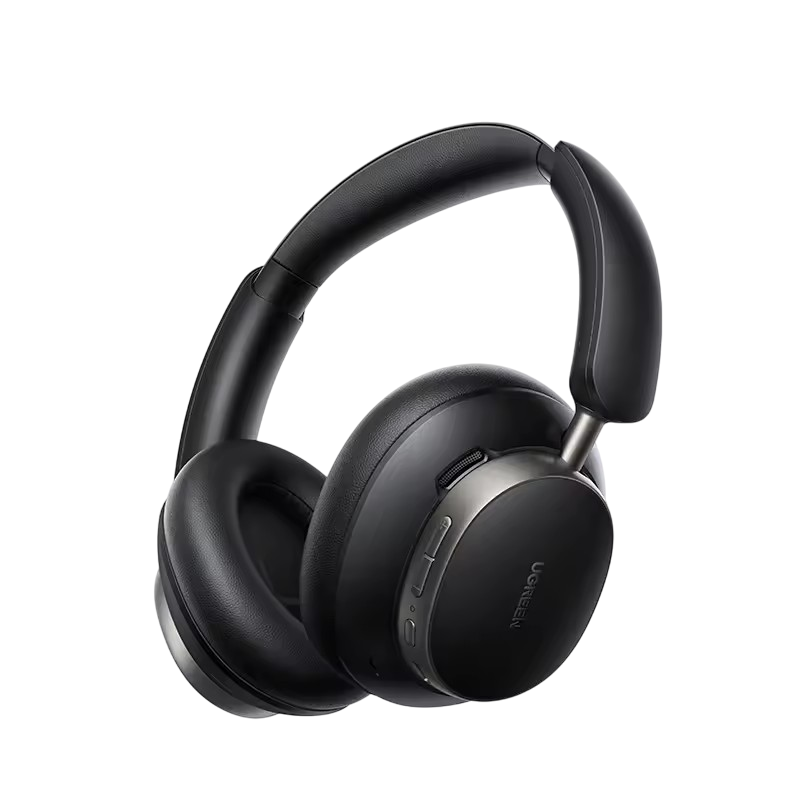 Наушники беспроводные UGREEN HP206 48db ANC с адаптивным шумоподавлением Hi-Res LDAC 120 часов Bluetooth 6.0 Black (03759)