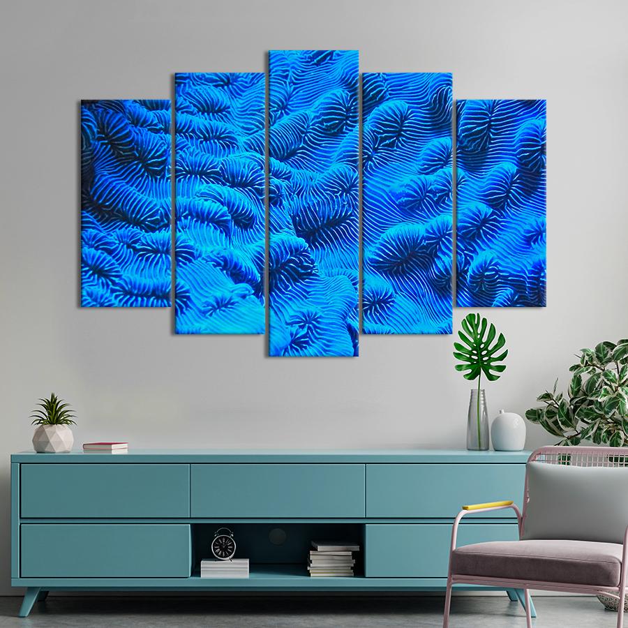 Картина Абстрактная текстура коралловый риф 112x68 см (A902-5)