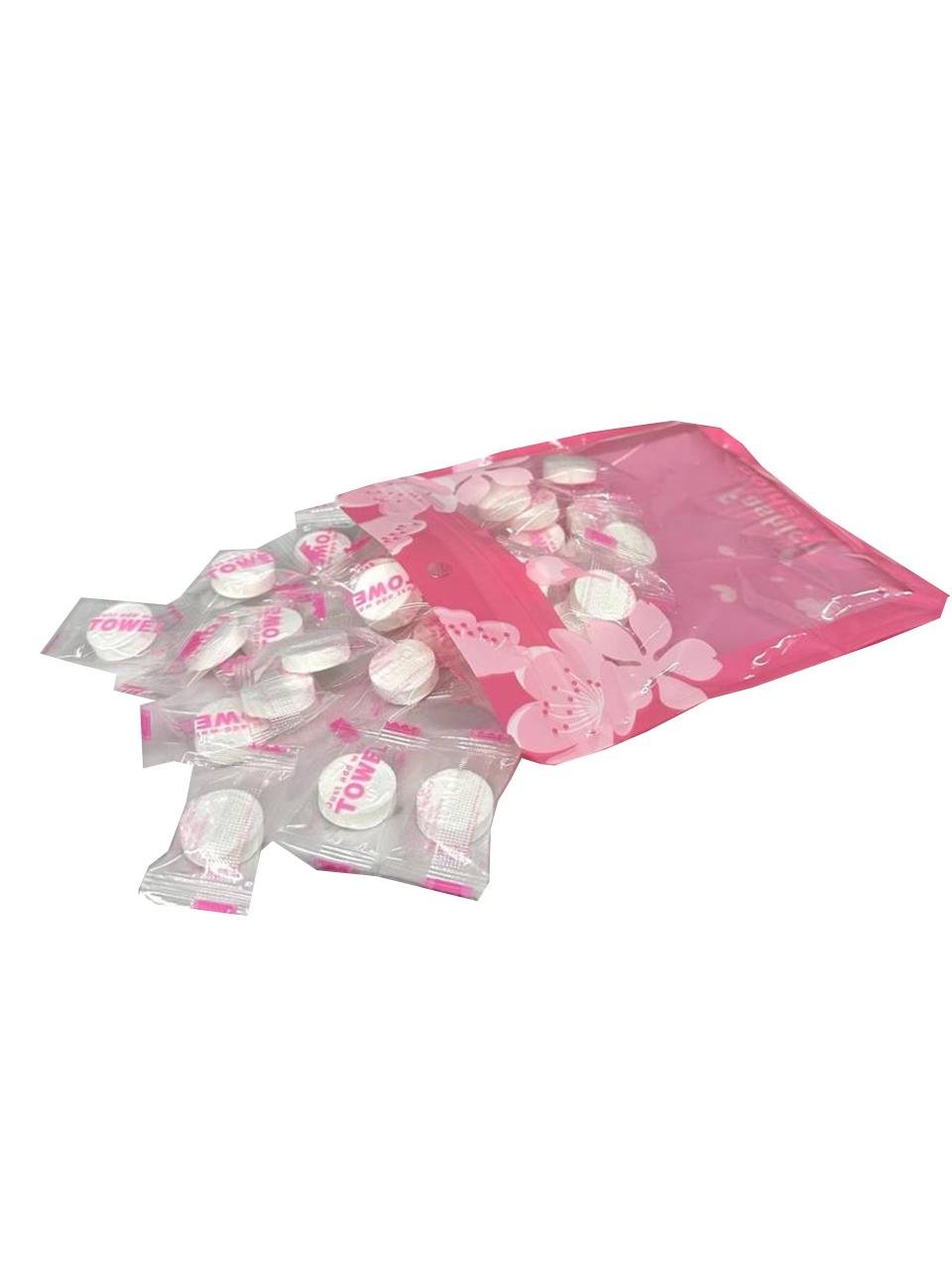 Салфетки прессованные Laska однослойные в таблетках 30 шт. Белый (212122)