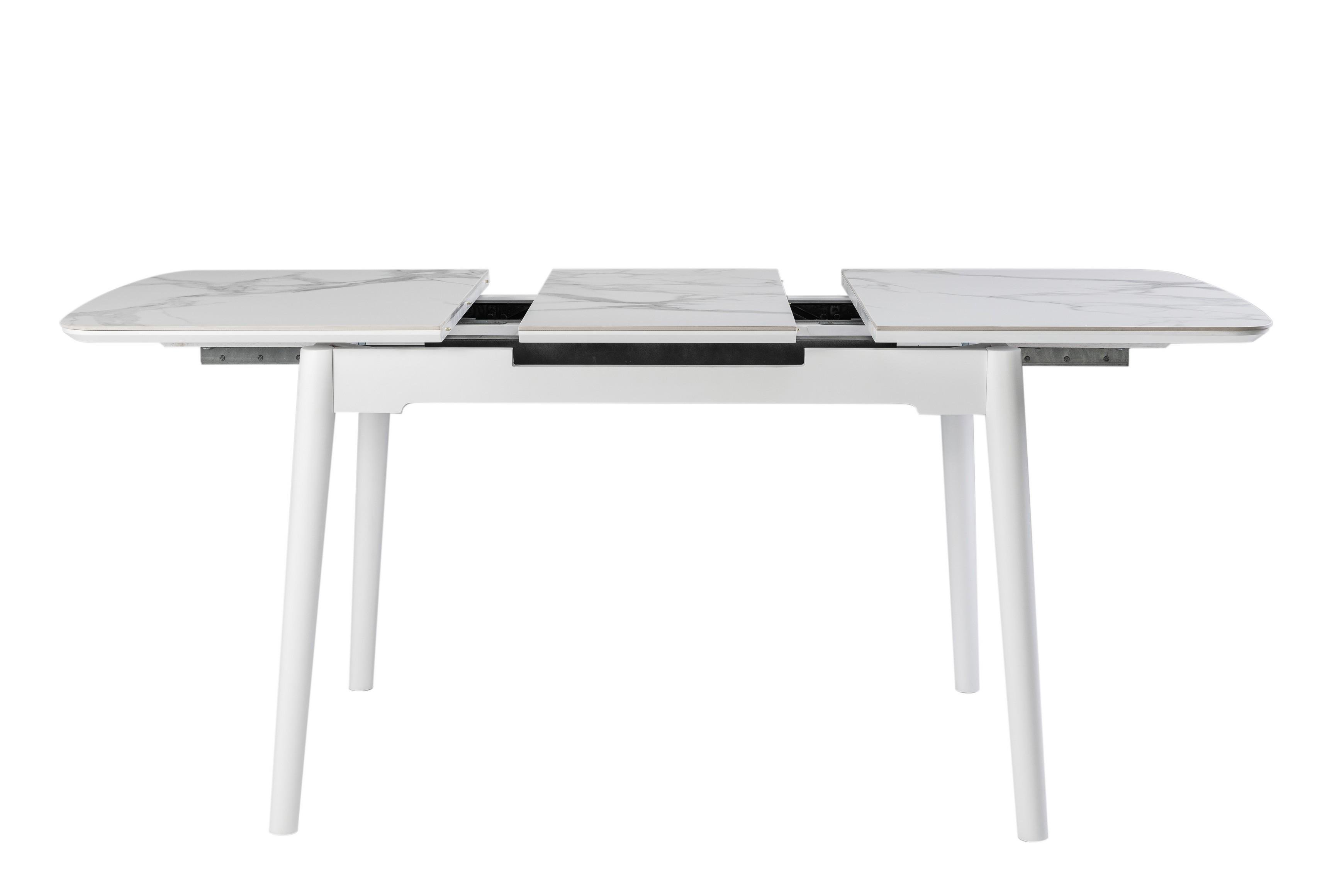 Стол обеденный раскладной Ветро 1200-1600/800/760 мм Вайд клауд/Белый(TМ-76) - фото 4 Стол обеденный раскладной Ветро 1200-1600/800/760 мм Вайд клауд/Белый(TМ-76) - фото 4