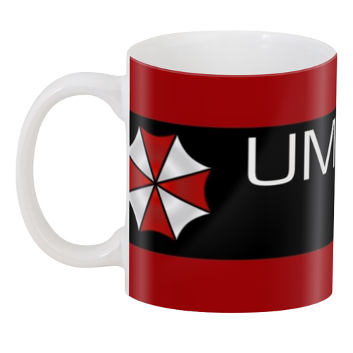 Чашка Gee! Обитель зла Resident Evil Umbrella Corporation Белый RE.02.21