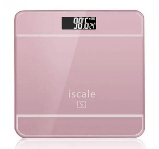Весы напольные iScale 2017D 180 кг с температурой Розовый (213063) - фото 1 Весы напольные iScale 2017D 180 кг с температурой Розовый (213063) - фото 1