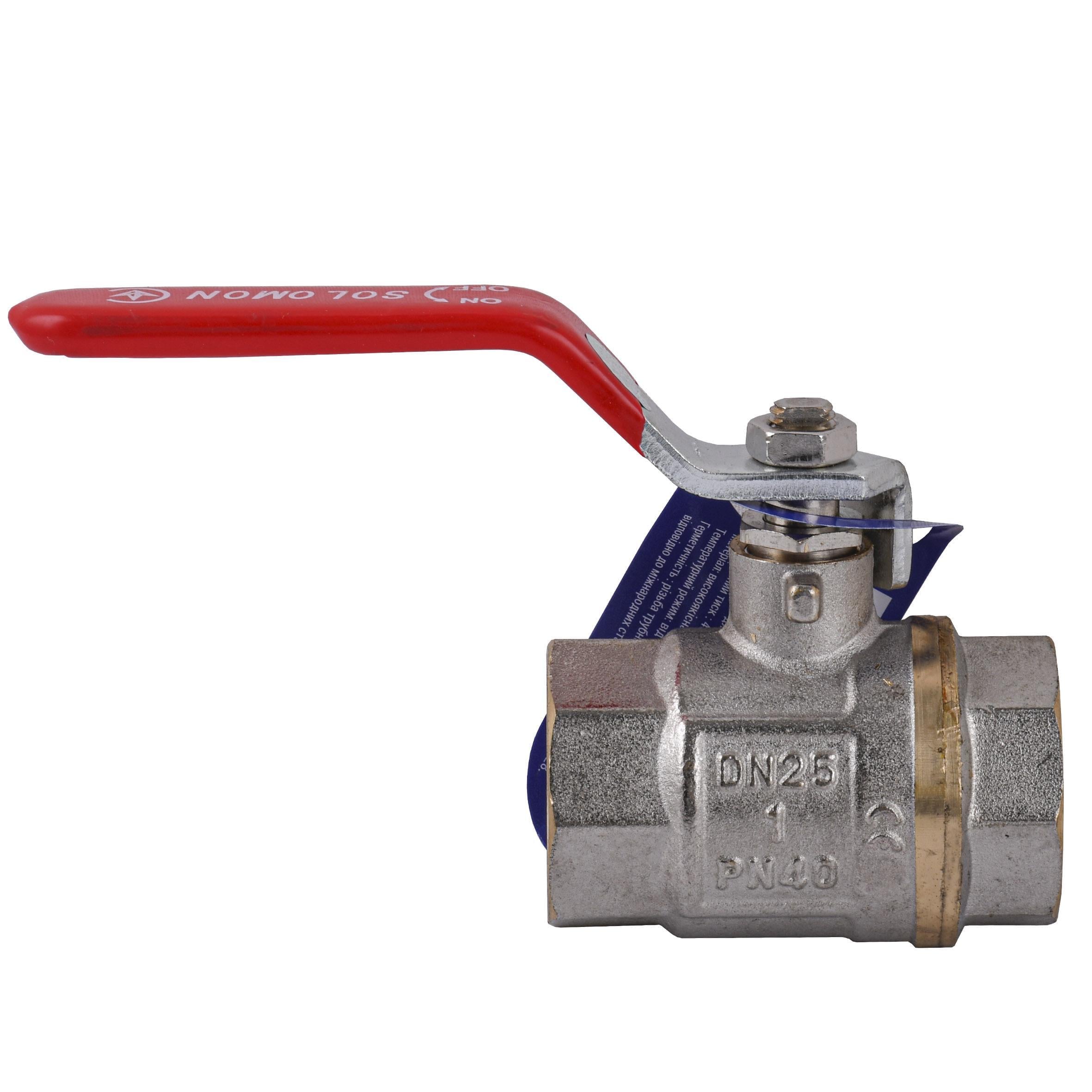 Кран шаровый прямой Solomon 1″ ВВ КР PN40 В1001 (000027042)