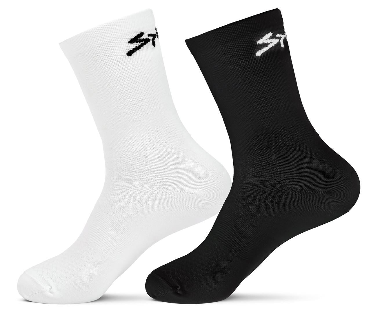 Носки Spiuk Anatomic Medium р. 33-37 2 пары Белый/Черный