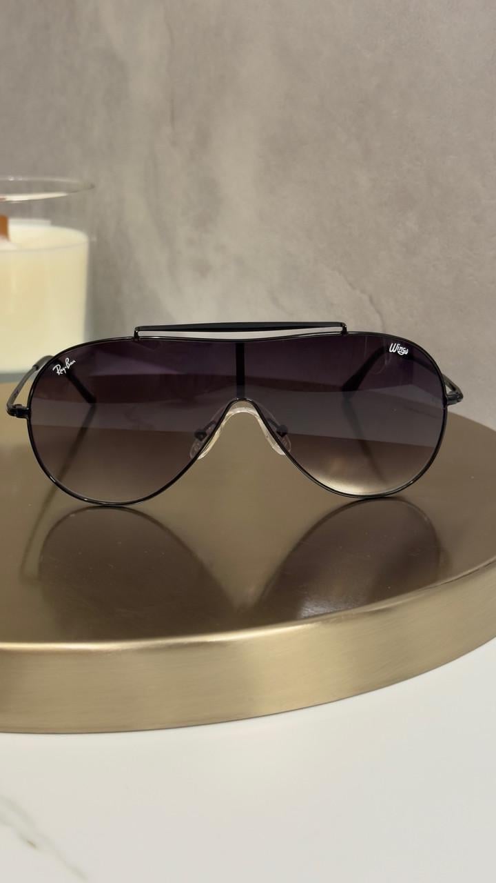 Солнцезащитные очки Ray-Ban RB3597 Wings Shield Black