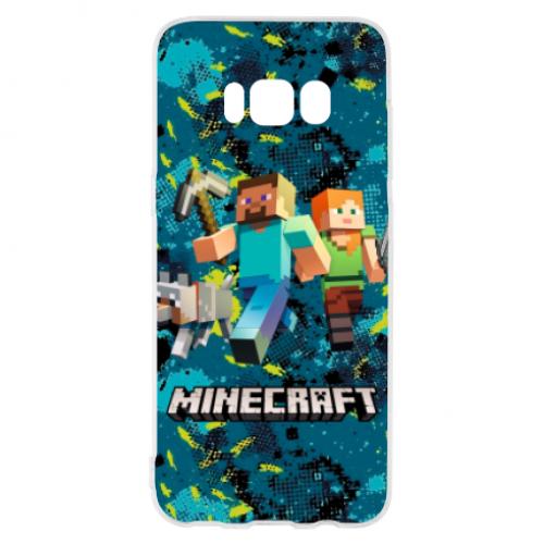 Чехол для Samsung S8 Minecraft Steve Alex And Dog