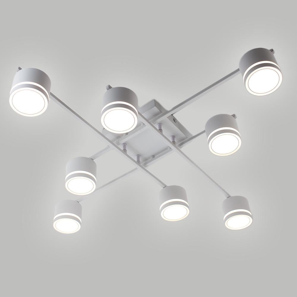 Люстра на 8 ламп ESLLSE GELA GX53 820x820x140 мм Белый (10522)