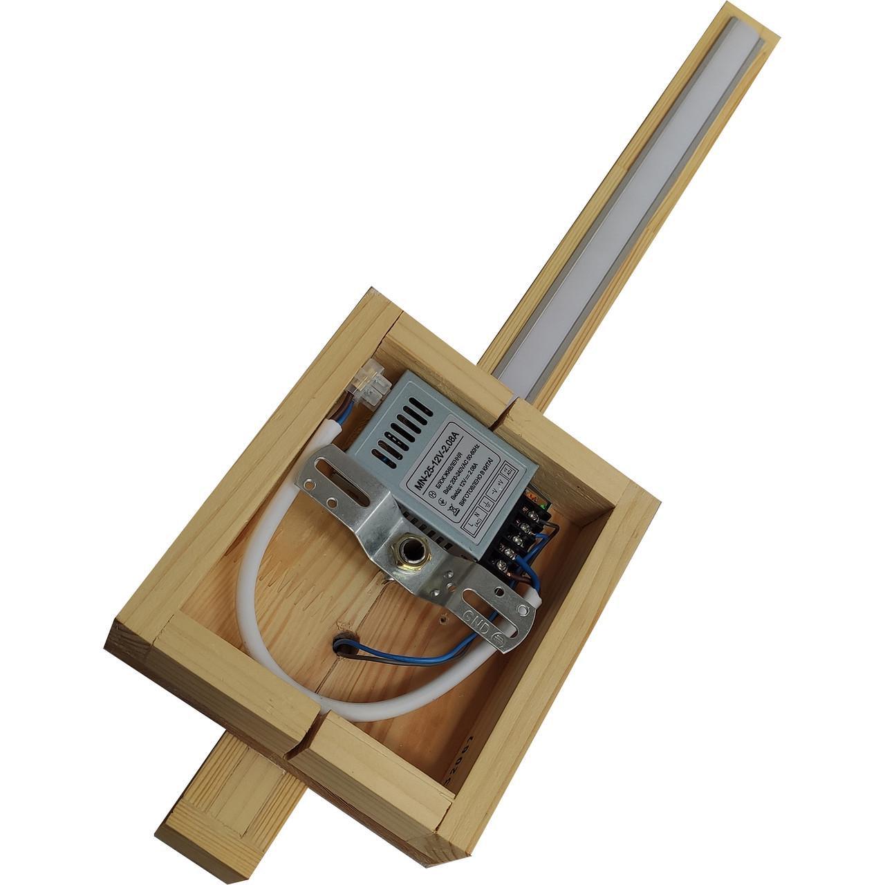 Бра на стіну світлодіодний дерев'яний (2089139141) - фото 8 Бра на стіну світлодіодний дерев'яний (2089139141) - фото 8