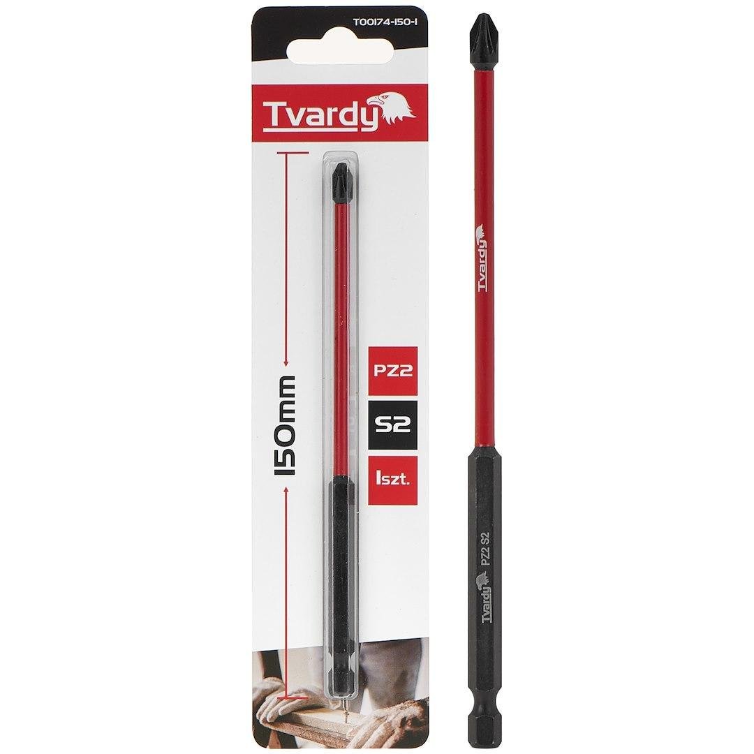 Біта ударна Tvardy Pozidriv Pz2 x150 мм (T00174-150-1) - фото 3 Біта ударна Tvardy Pozidriv Pz2 x150 мм (T00174-150-1) - фото 3