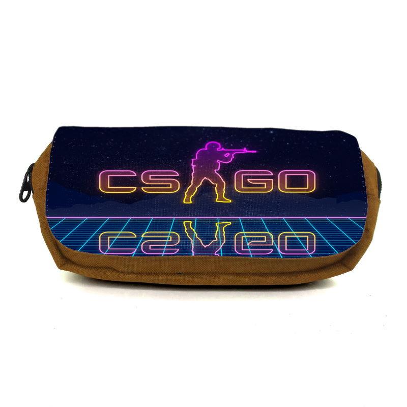 Пенал школьный Контр Забастовка CSGO-0032 коричневый (1442739962)