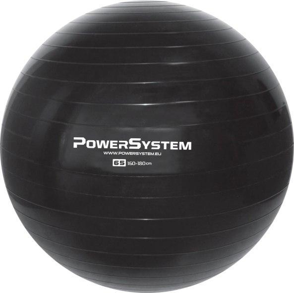 М'яч для фітнесу і гімнастики Power System PS-4012 Pro Gymball 65 см Black