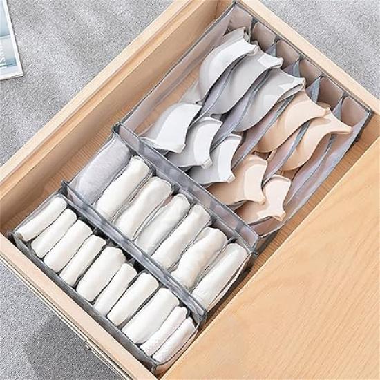 Набор органайзеров для белья и носков 3в1 36x17 Grey (127361) - фото 4 Набор органайзеров для белья и носков 3в1 36x17 Grey (127361) - фото 4