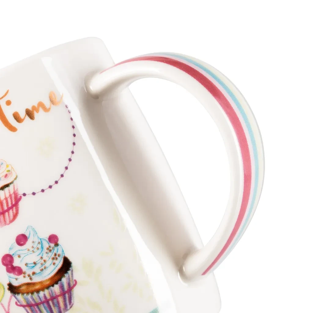 Чашка керамічна Fissman з порцеляни 13х9х9,3 см 350 мл (14064) - фото 2 Чашка керамічна Fissman з порцеляни 13х9х9,3 см 350 мл (14064) - фото 2