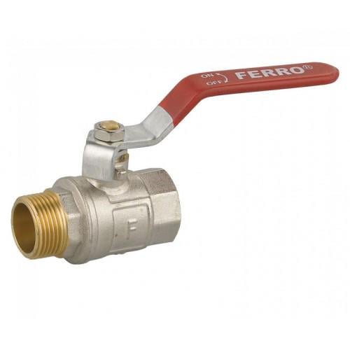 Кран кульовий Ferro KP31 1" ВЗ ручка (270837)