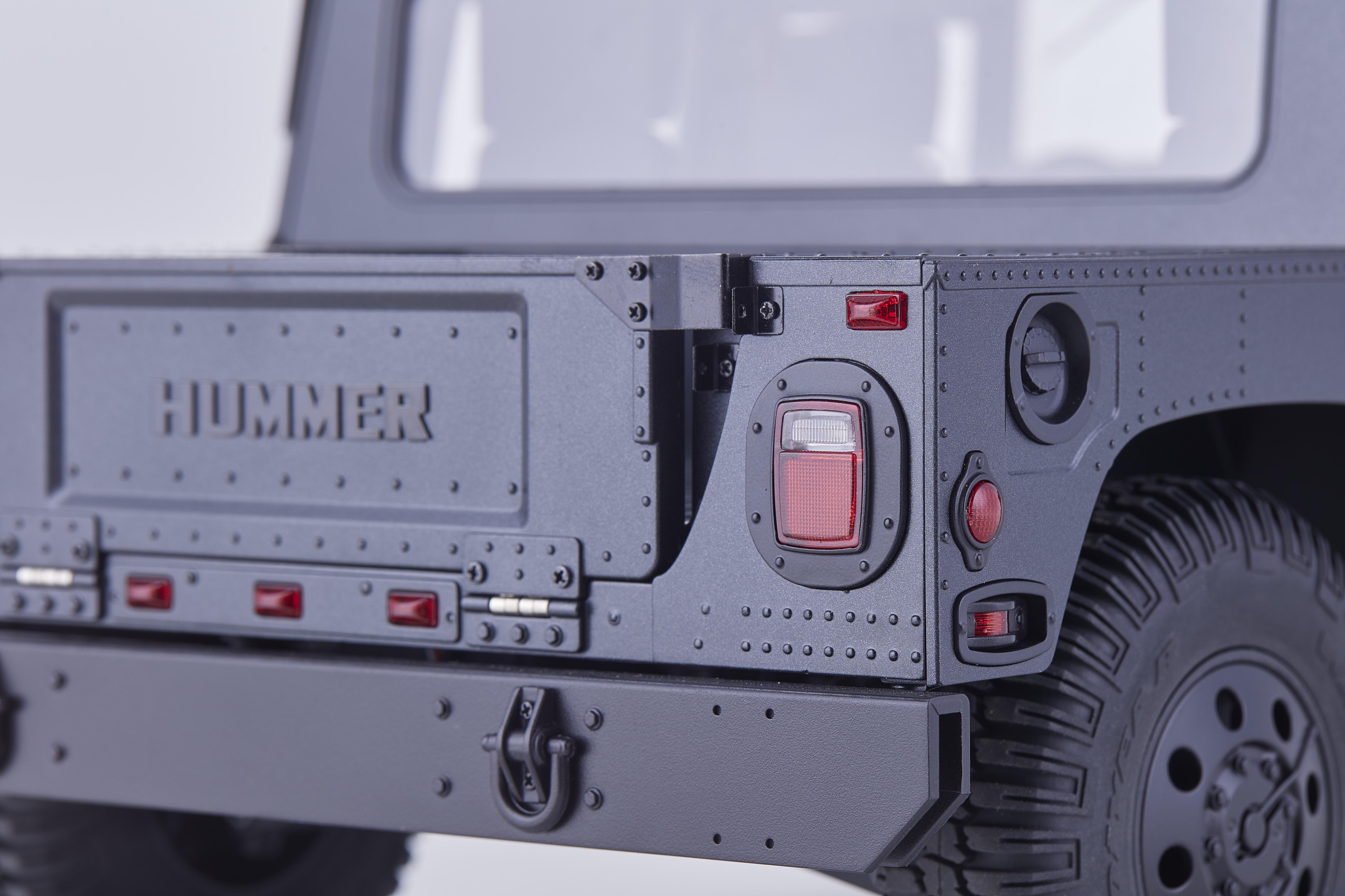 Машинка на радиоуправлении FMS 1:12 HUMMER RS Black - фото 12 Машинка на радиоуправлении FMS 1:12 HUMMER RS Black - фото 12