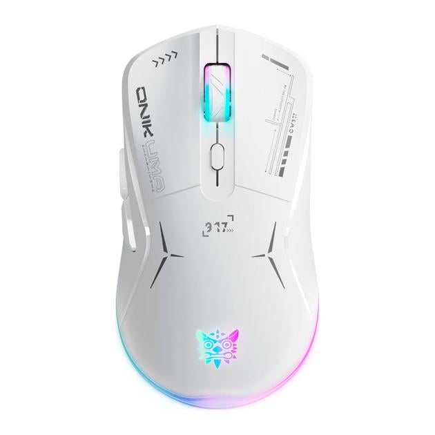 Мышь беспроводная Onikuma CW917 RGB подсветка White
