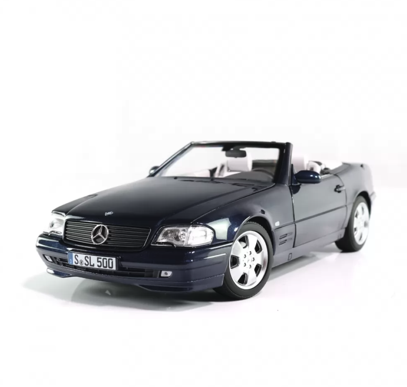 Модель автомобиля Mercedes-Benz SL 500 R129 1998-2001 1:18 Azure Blue (B66040657) - фото 1