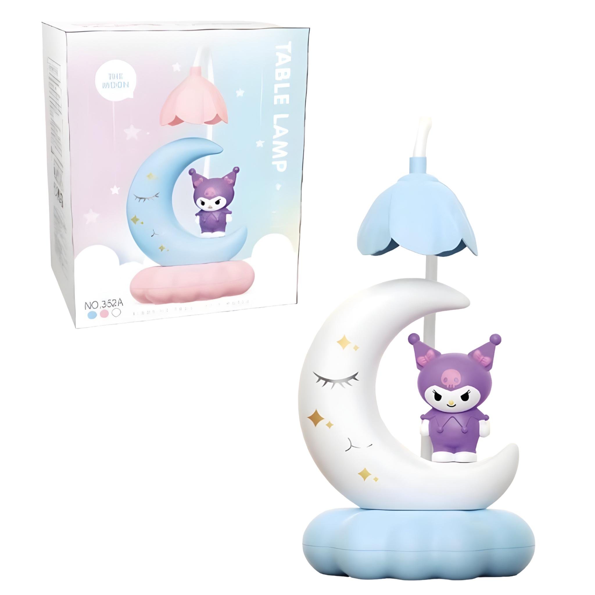 Настольная лампа детская Куроми на луне Голубой (352A)