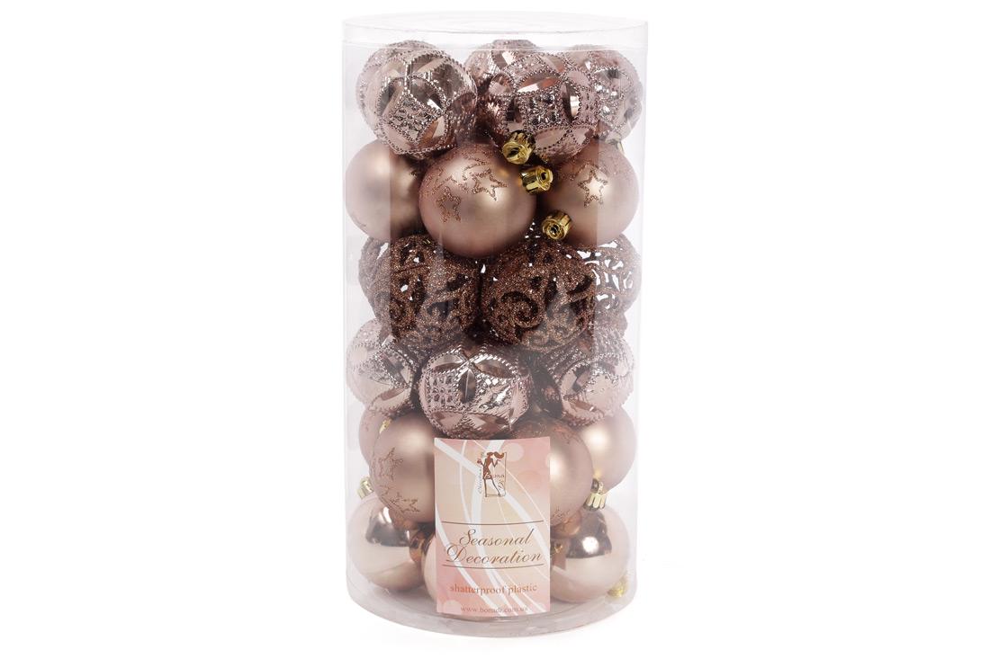 Шар новогодний BonaDi D-6 см 30 шт. (147-437)