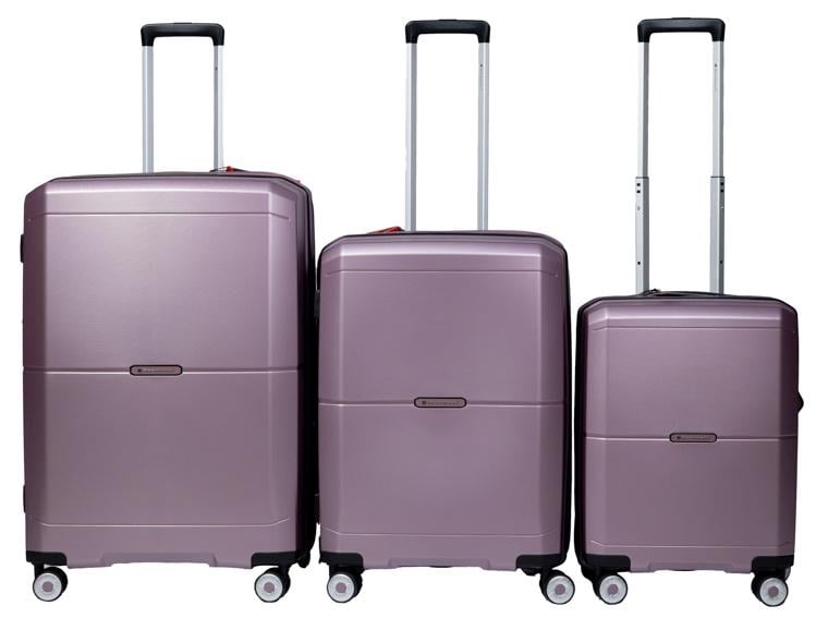 Комплект валіз Snowball 49103 Фіолетовий (3ddde272279a132129d74f503062243b)