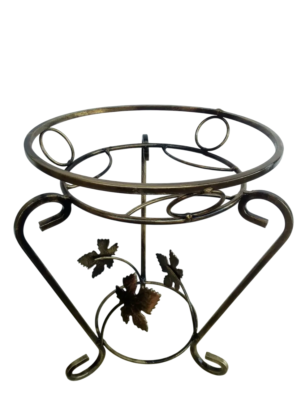Подставка для цветов Хатинка кованая под горшок на 1 вазон 35х30 см (CNT00011720)