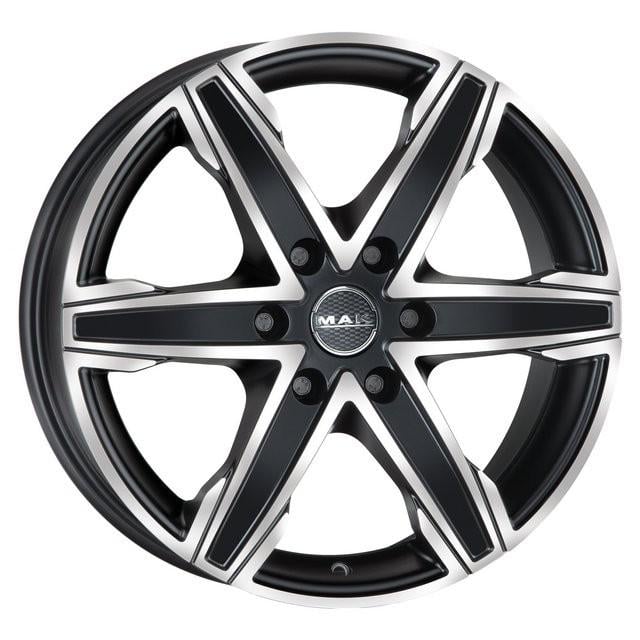 Диски литі Mak King 6 6.5x16 6x130 ET62 DIA 84.1 Ice Black (1001471316)