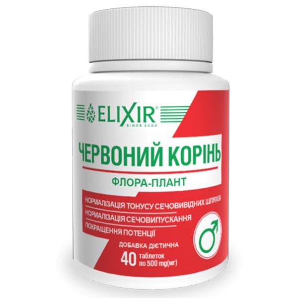 Комплекс для профилактики репродуктивной функции у мужчин Elixir Флора-плант Красный корень 40 таб. (000025493)