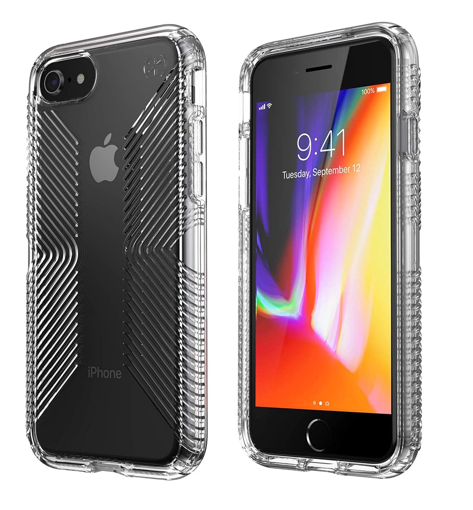 Чохол протиударний прозорий Speck Presidio Clear Grip 136216-5085 для iPhone 7/8/SE 2020 Clear