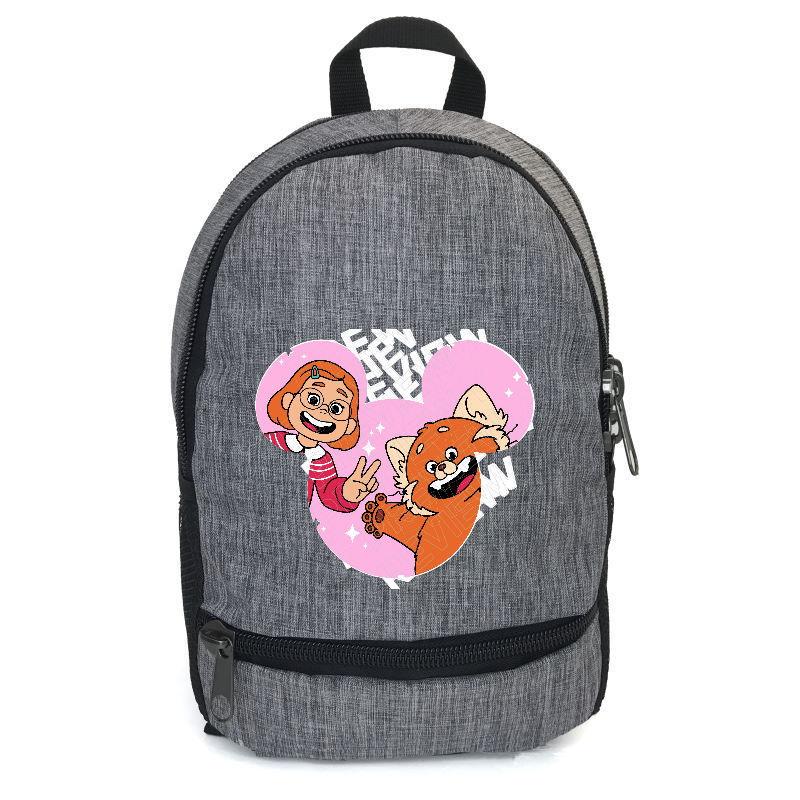 Школьный рюкзак подростковый Cappucino Toys с принтом Я краснею Панда PAN 001-gry 12,5 л Серый (1651814605)